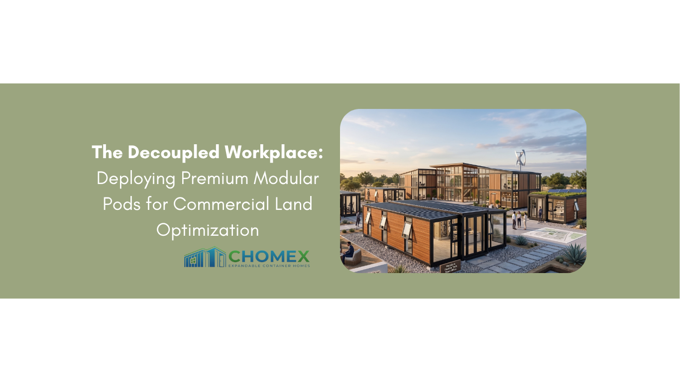 The Decoupled Workplace: Deploying Premium Modular Pods for Commercial Land Optimization