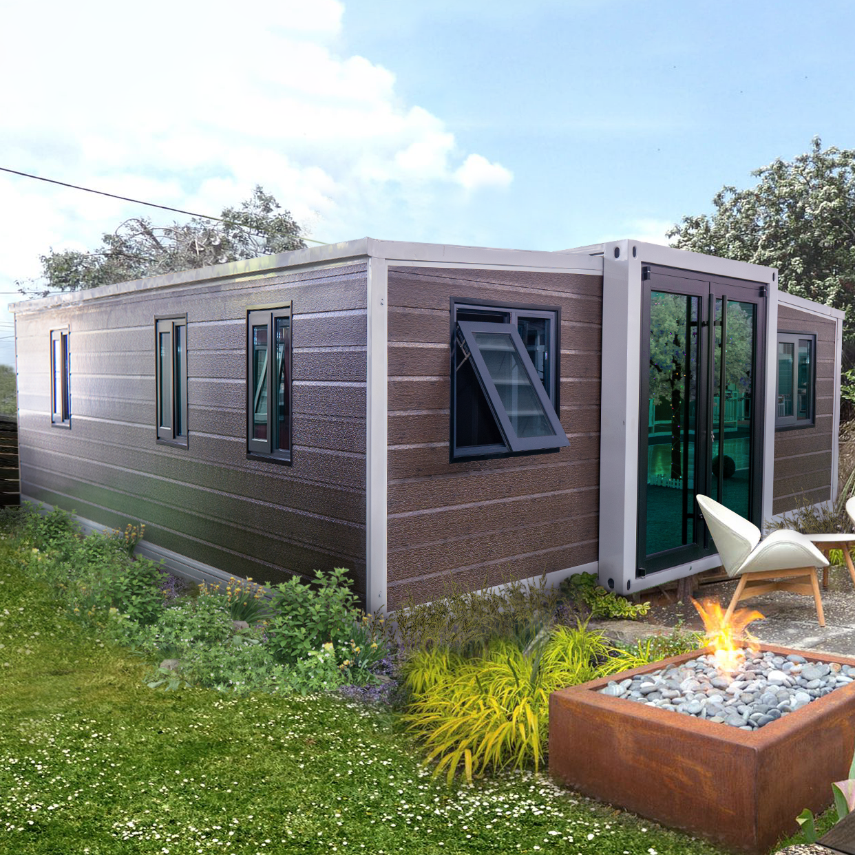 CHOMEX: Sustainable Prefab Expandable Container Homes