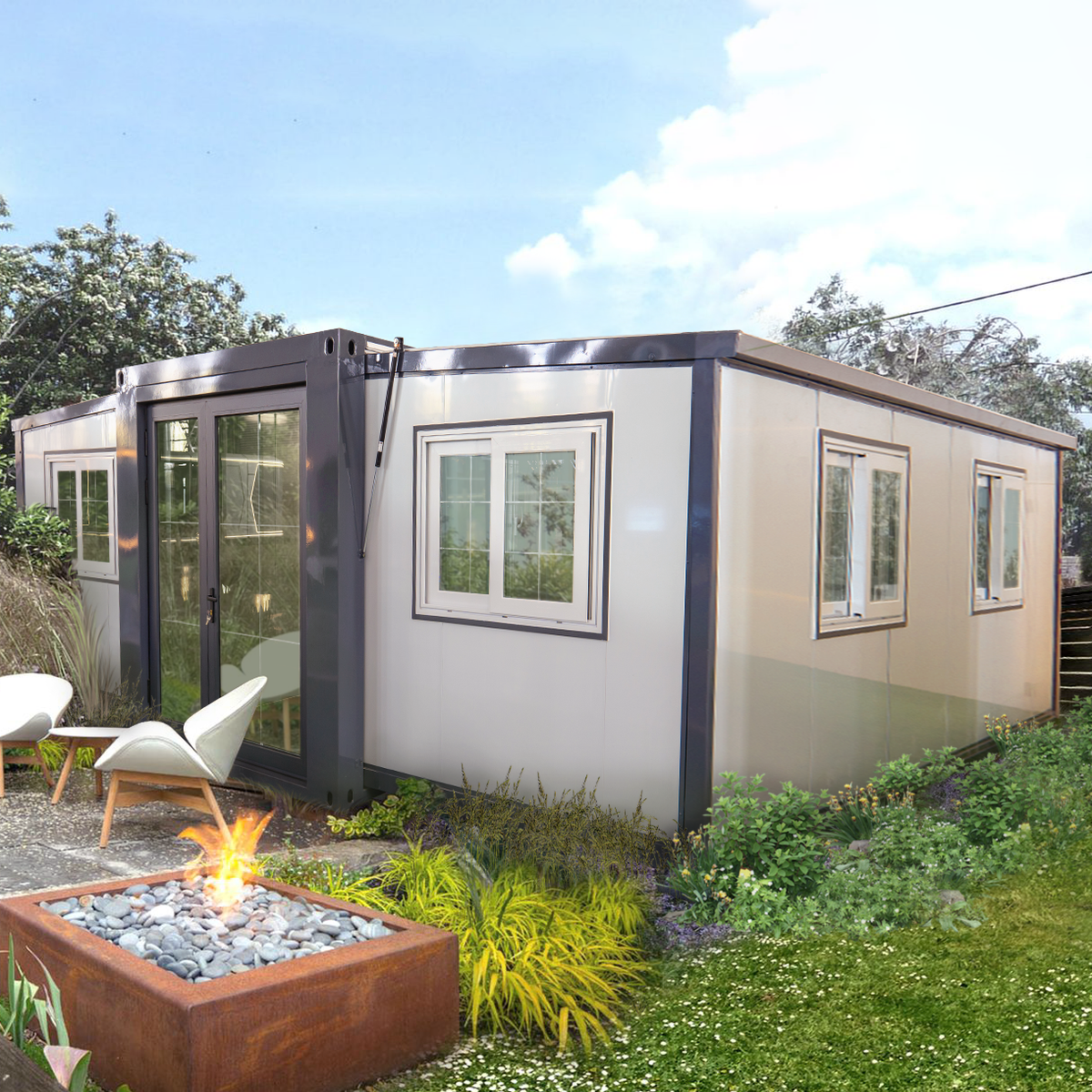Eco-Friendly 20' Modular Container Home: Your Dream 2 Bedroom, Full Ba ...