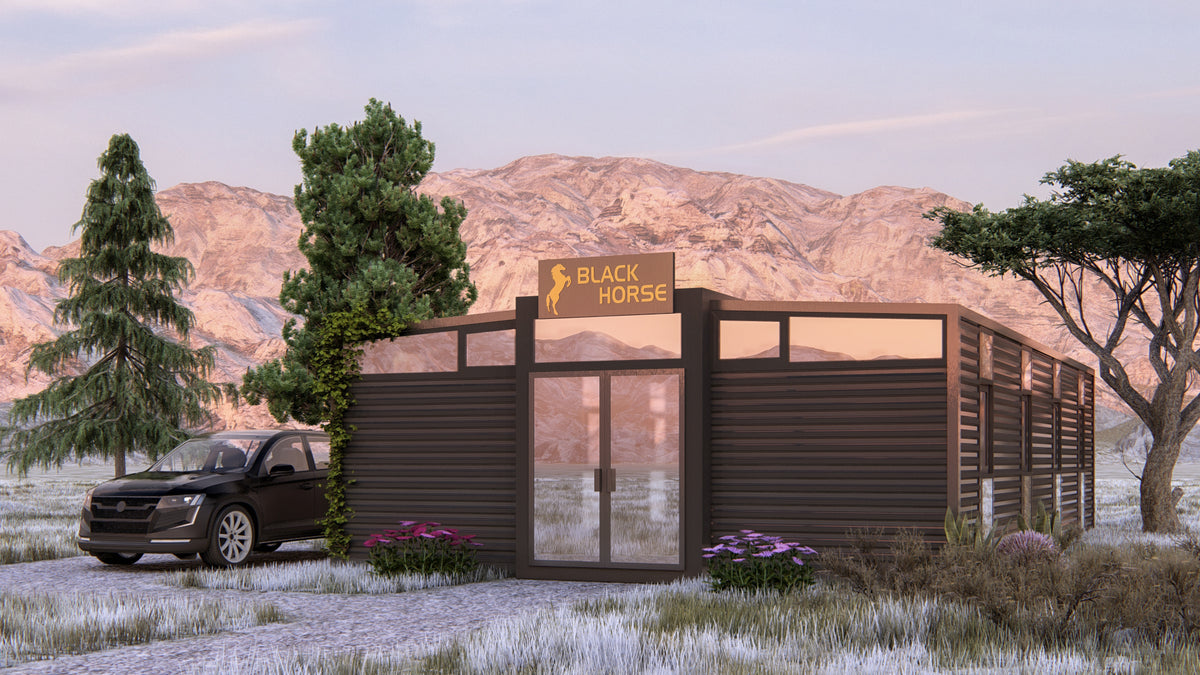 Grand Luxe – 40'+ Expandable Container Office | 865 SF Modular Office ...